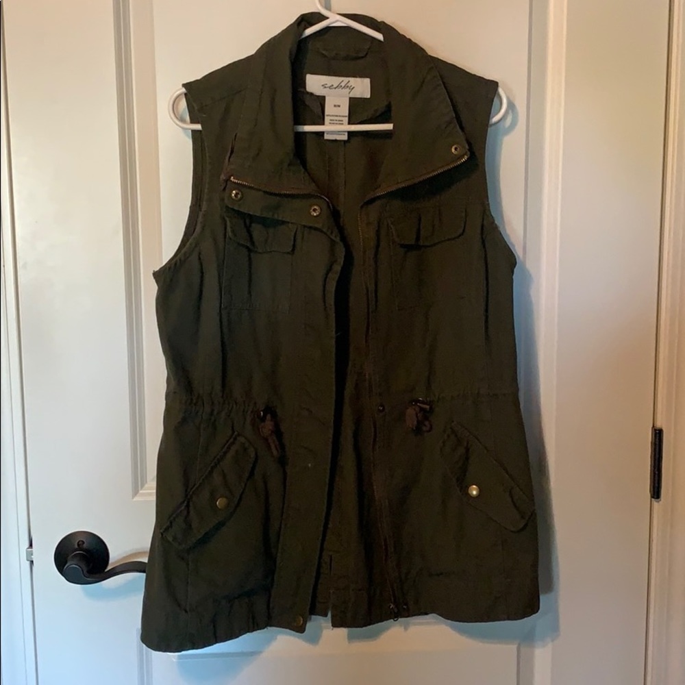 Army green vest
